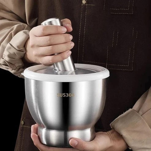 Stainless-Steel Mortar & Pestle