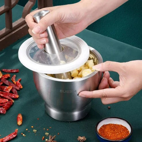 Stainless-Steel Mortar & Pestle