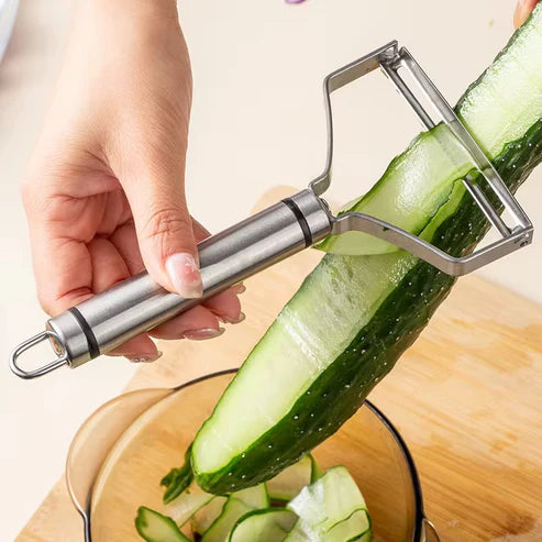 Wide Stainless-Steel Peeler