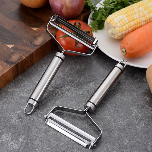 Wide Stainless-Steel Peeler