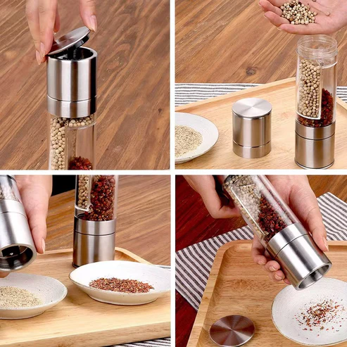 Double Stainless-Steel Grinder